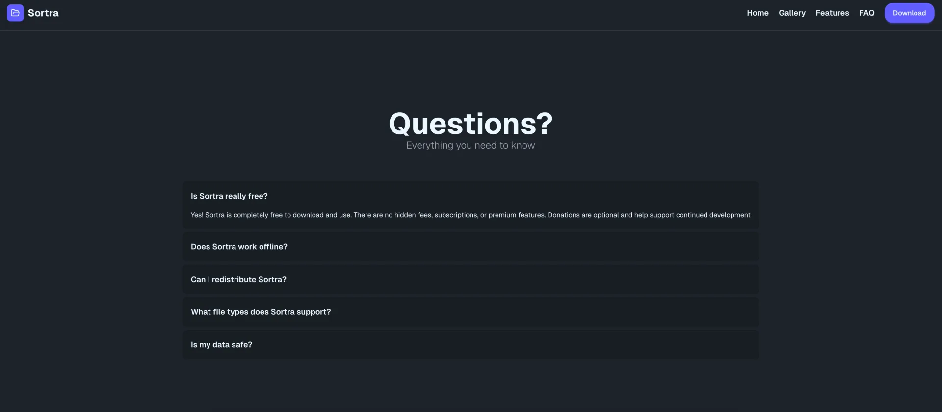 Sortra screenshot 4