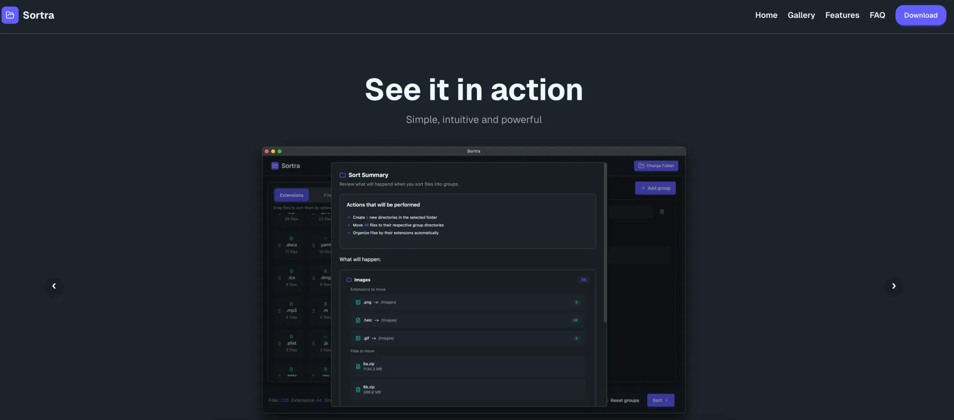 Sortra screenshot 5